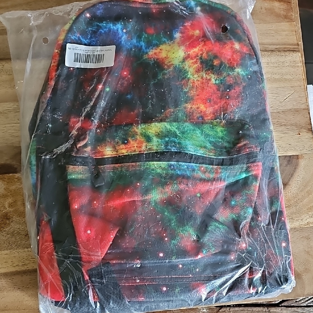 Galaxy Print Backpack - Picture 2 of 2